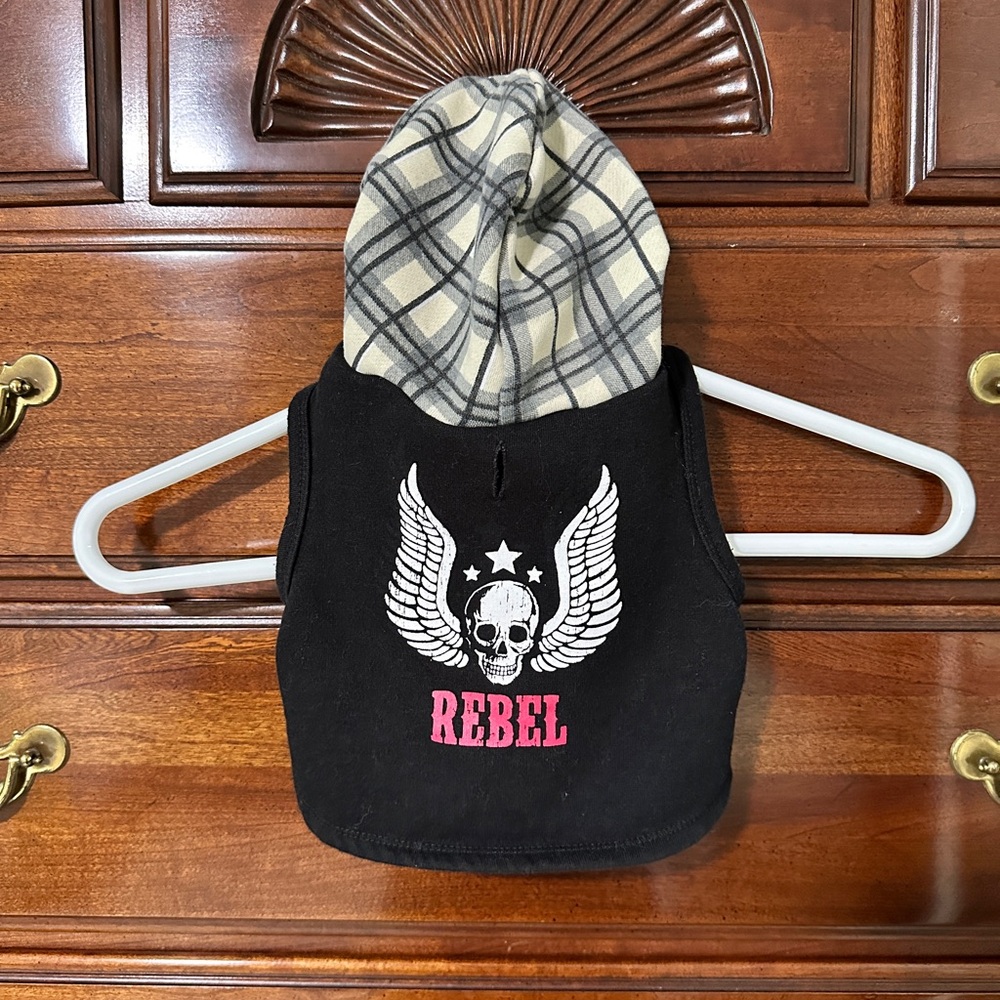 Rebel Small Dog Hoodie